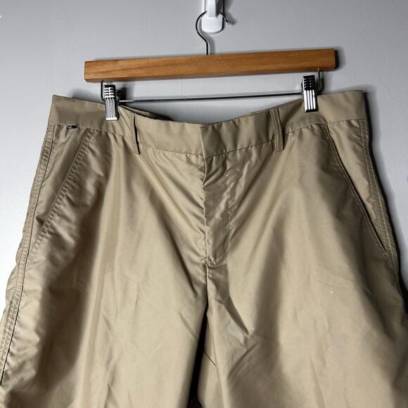 J. Lindeberg Performance Golf Shorts Men's 36 Khaki Tan Regular Fit Casual - Picture 8 of 8